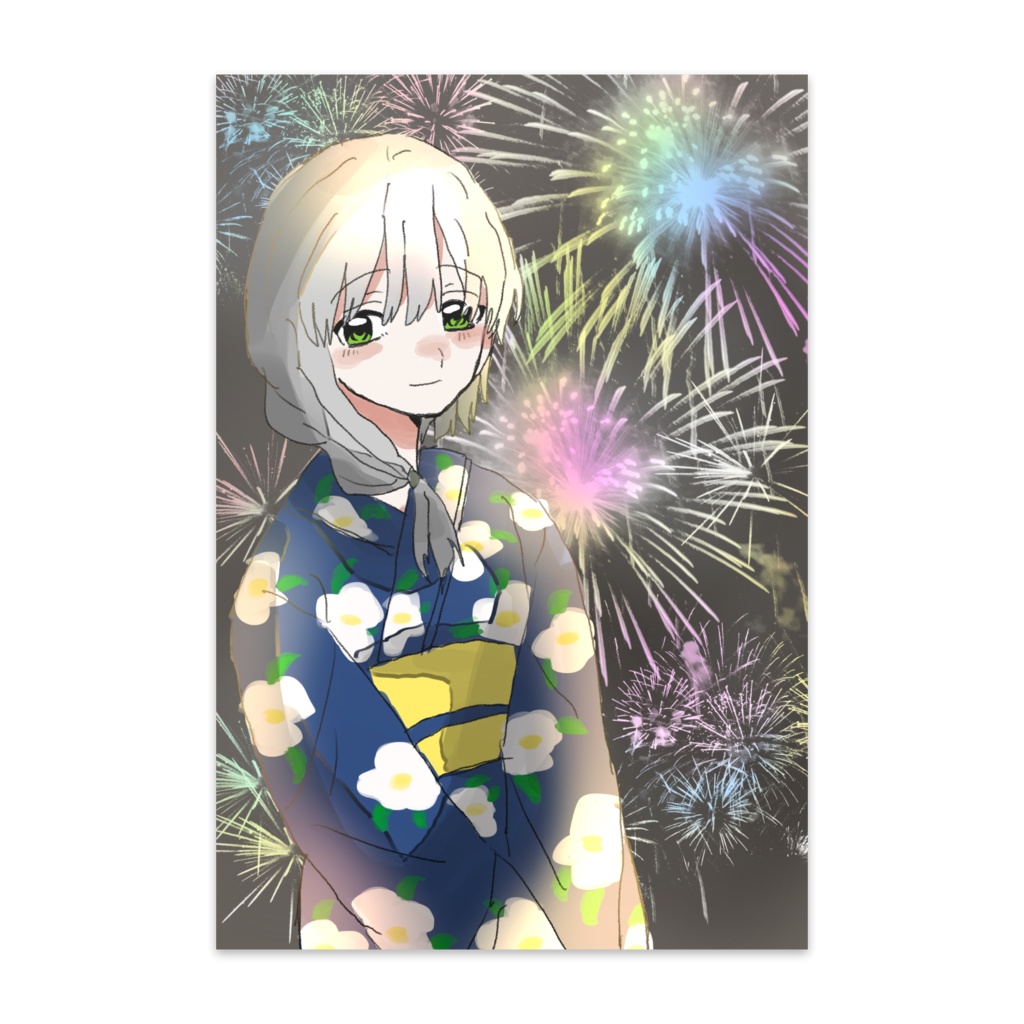 花火大会(ポストカード)