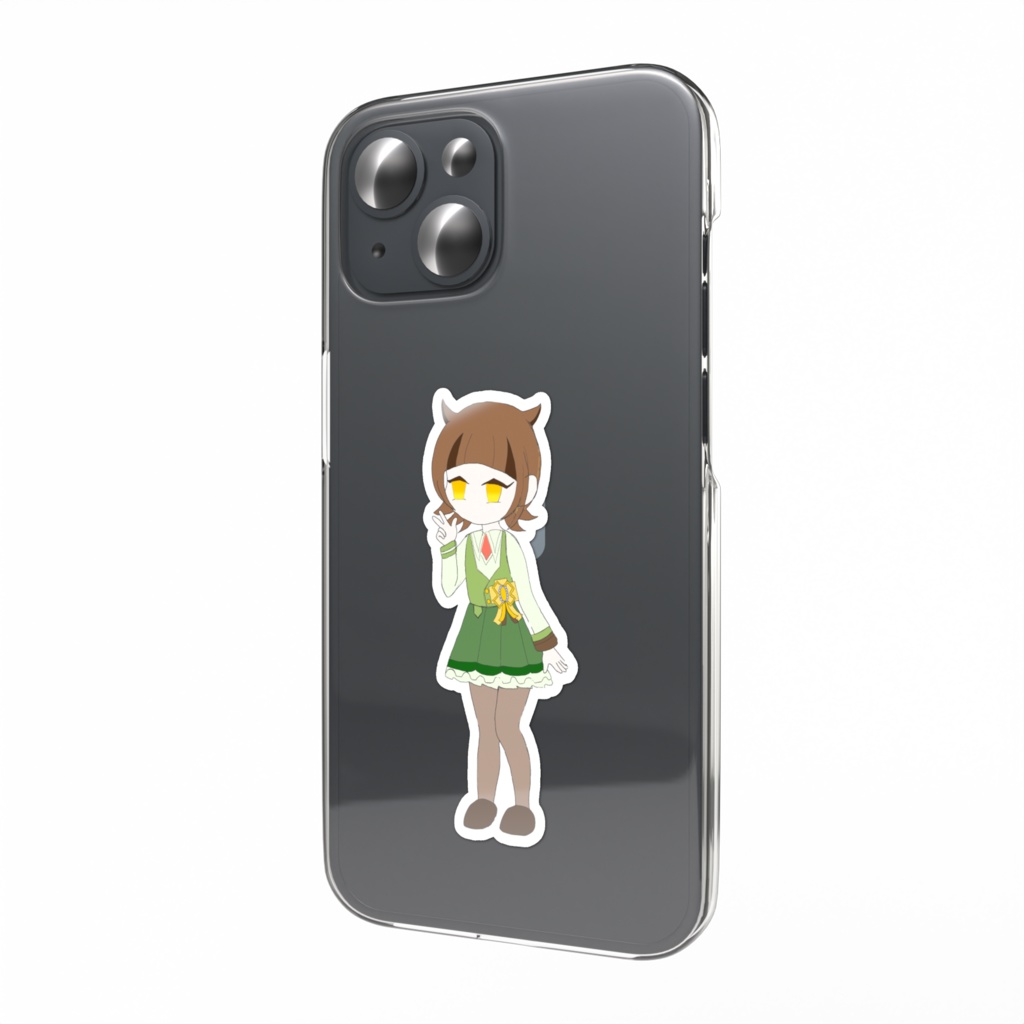 こゆるちゃんイラストスマホステッカー