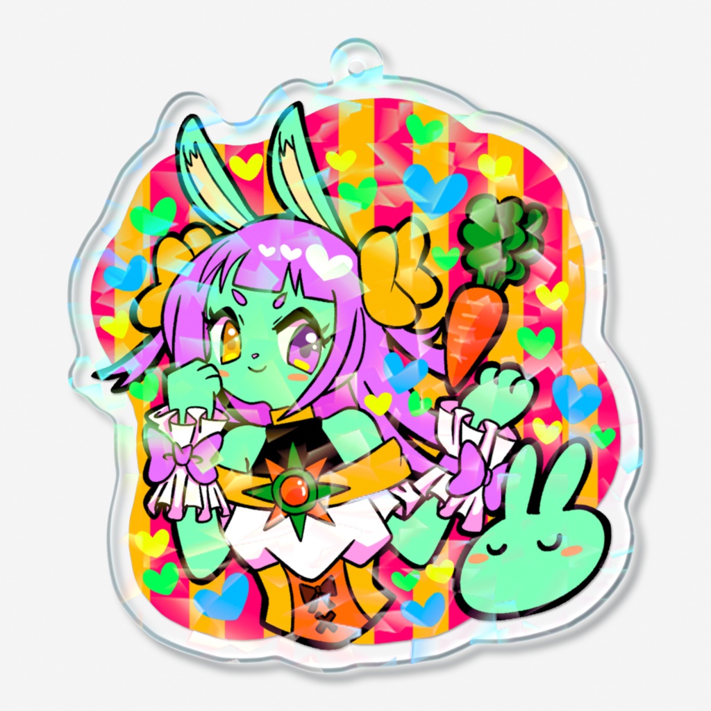 ミントくんホロアクキー