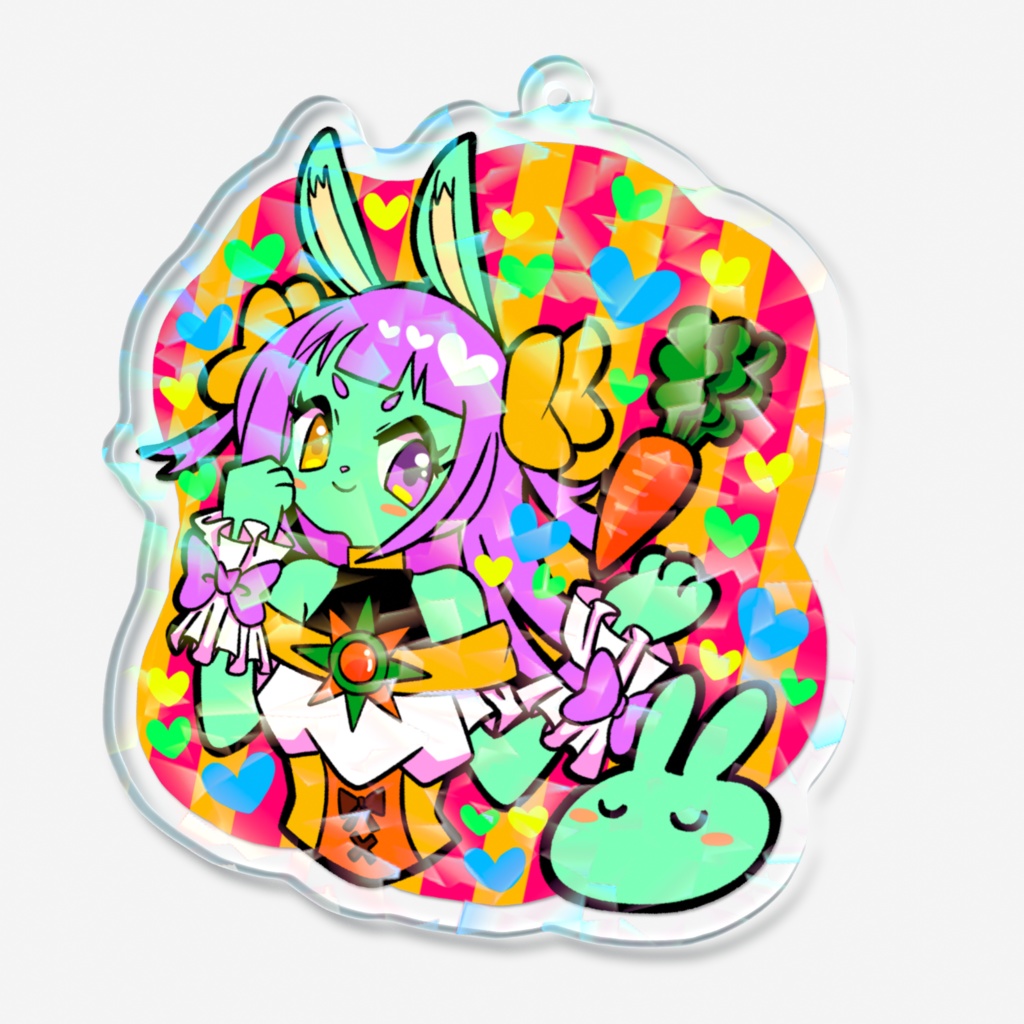 ミントくんホロアクキー