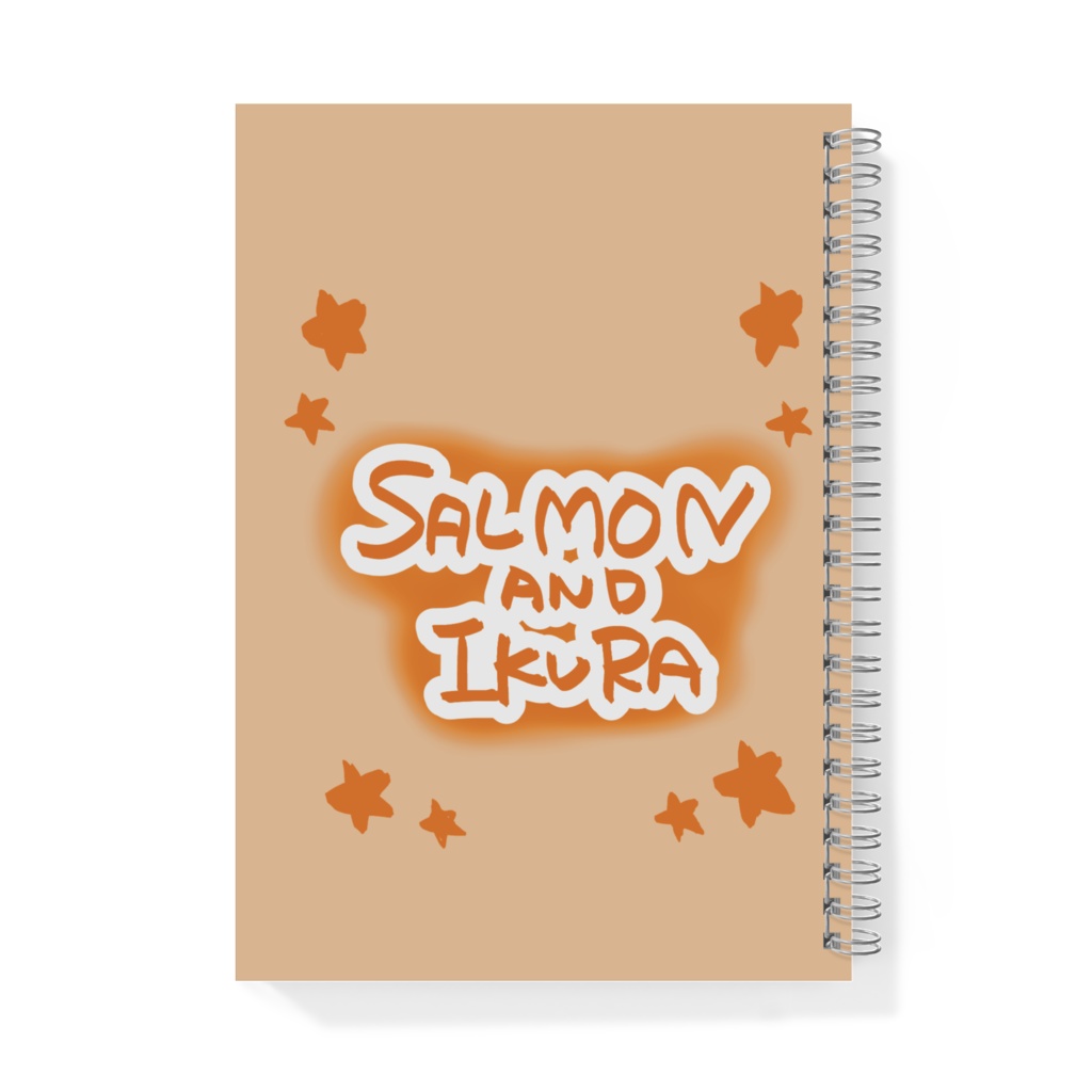 サーモンいくら丼のリングノート