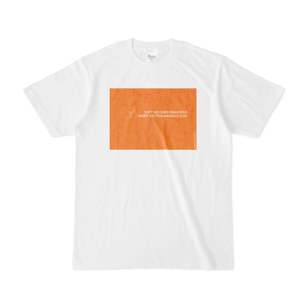 60秒ドローイングTシャツ75