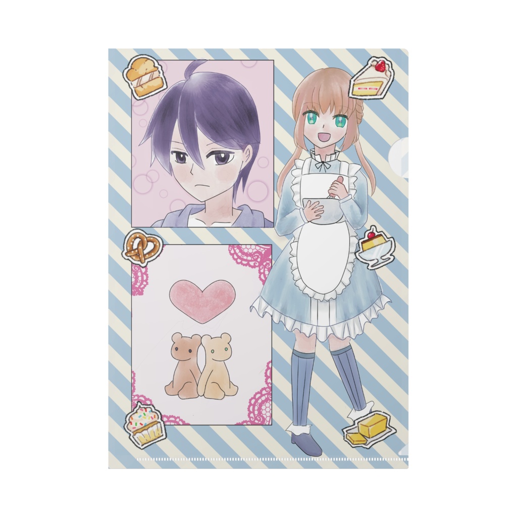 バレンタインデークリアファイル