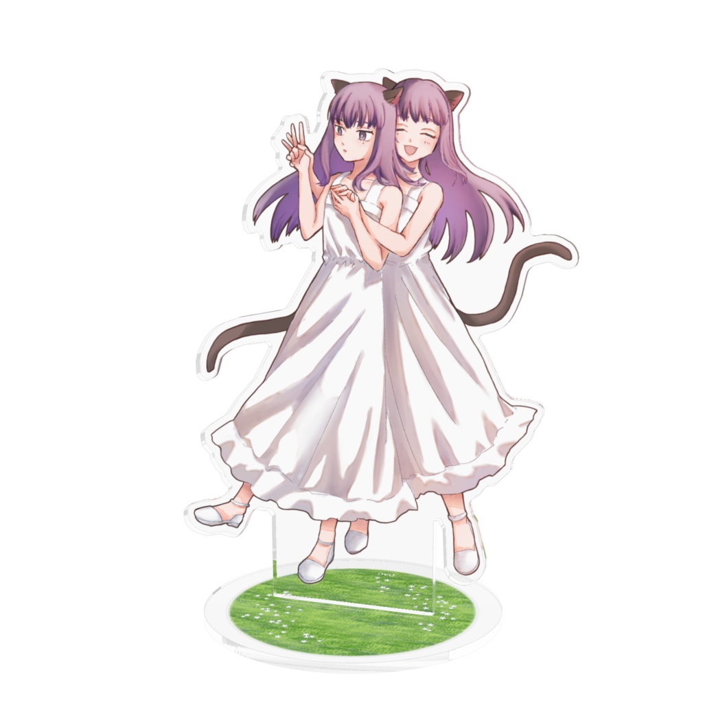 双子の猫姉妹