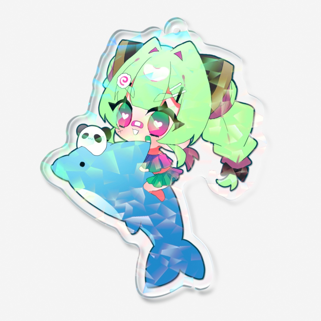 ホログラムアクキー夏牡丹