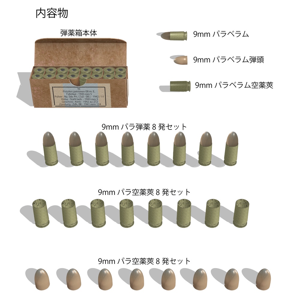 MMD/3DModel弾薬箱