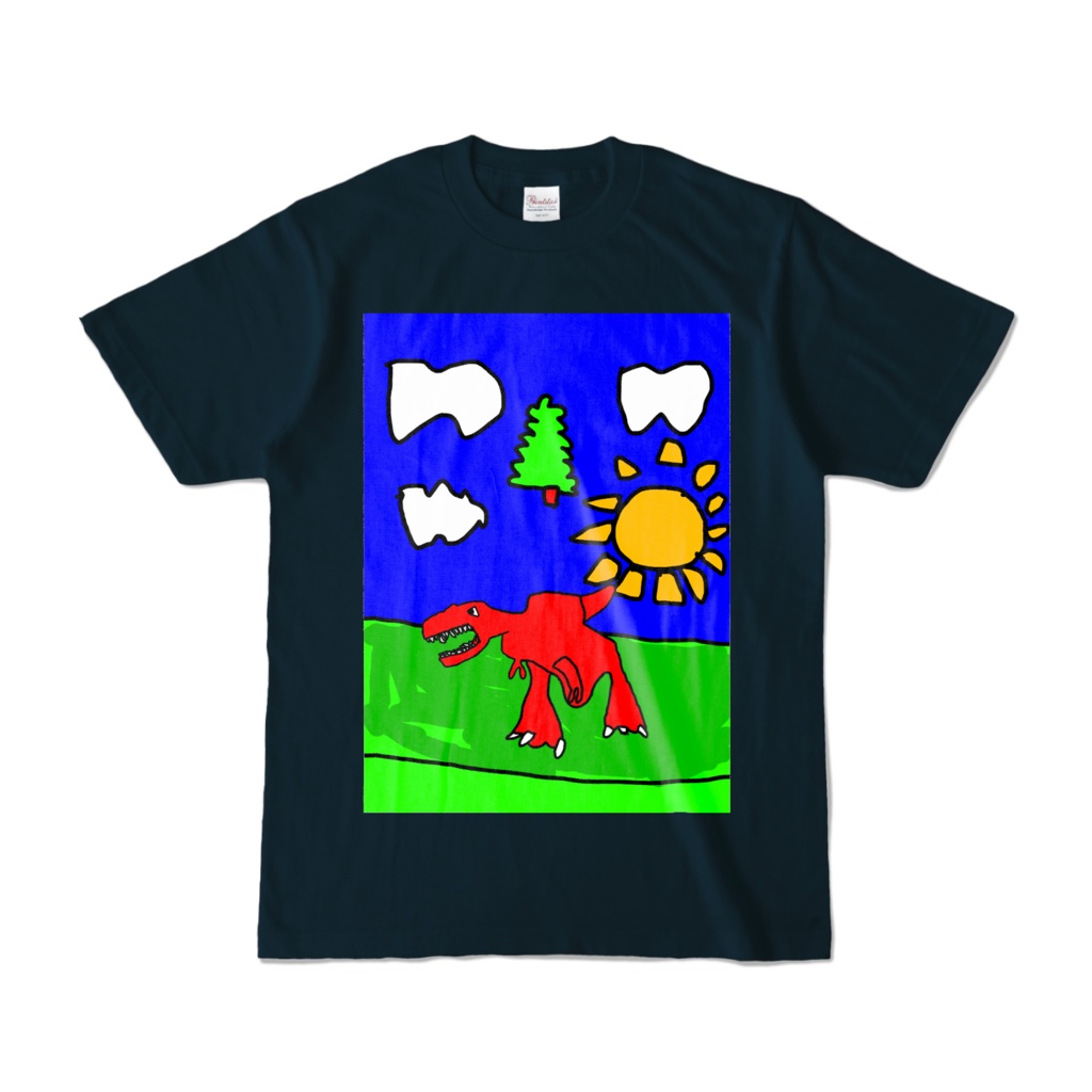 かわいい恐竜のTシャツ