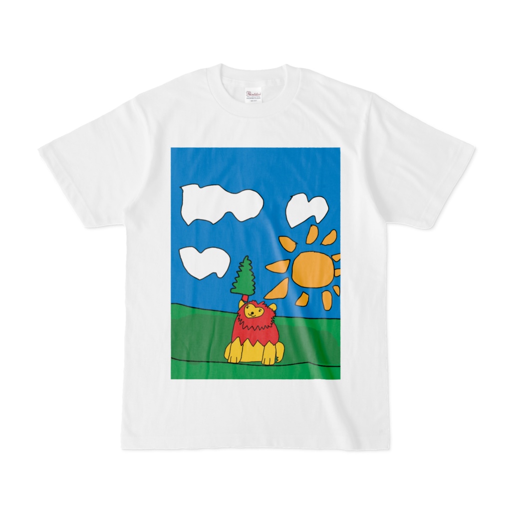 かわいいライオンのTシャツ