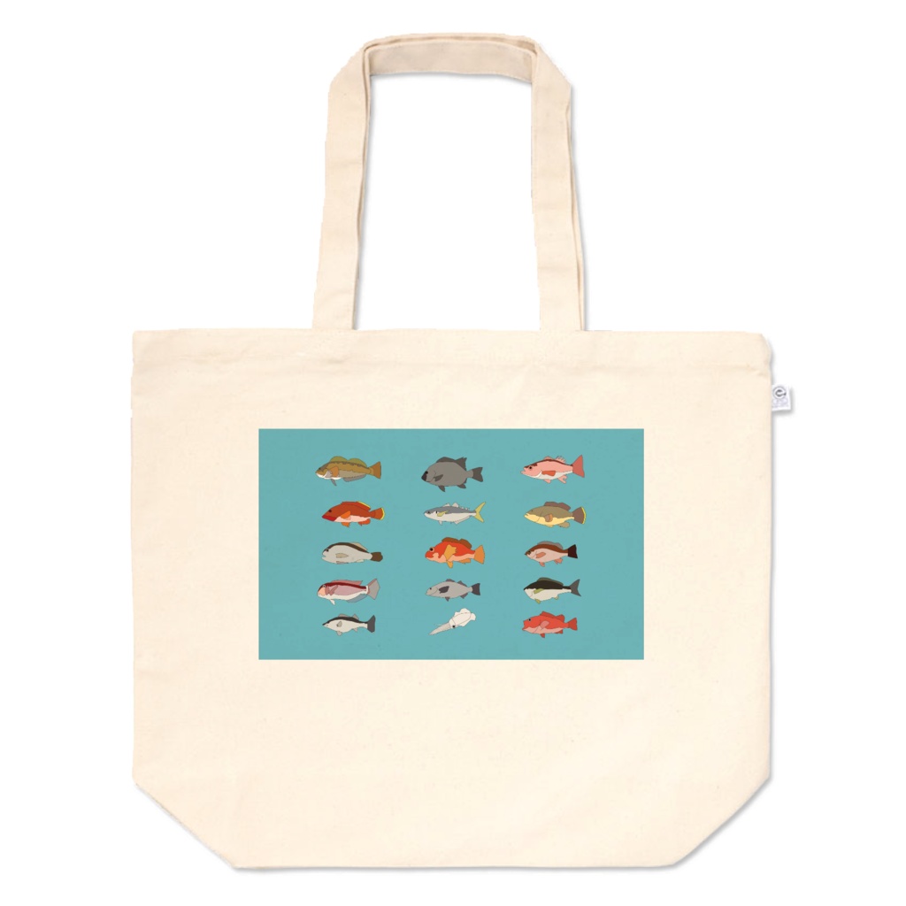 釣り魚トートバッグ