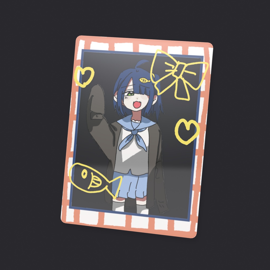 セーラー服女子のクリアカード