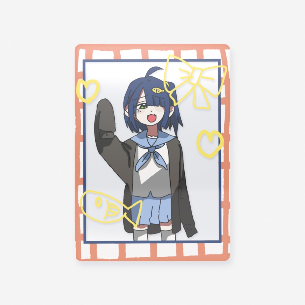 セーラー服女子のクリアカード