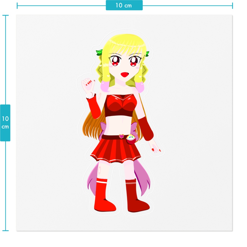 姫(サンタレッドフォーム)ステッカー