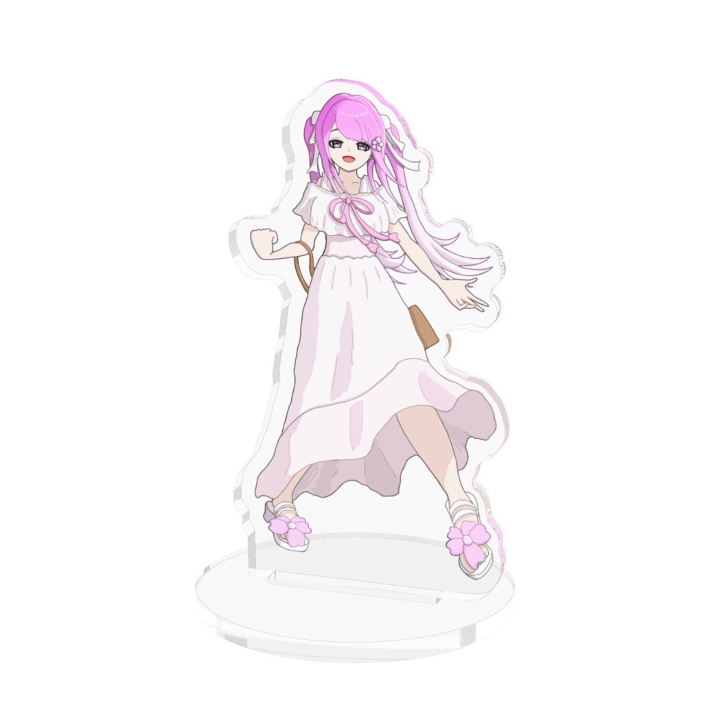 花咲くふんわりピンクな桜子ちゃん🌸アクリルフィギュア