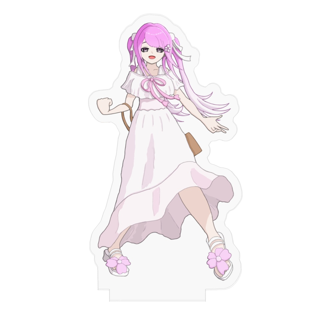 花咲くふんわりピンクな桜子ちゃん🌸アクリルフィギュア