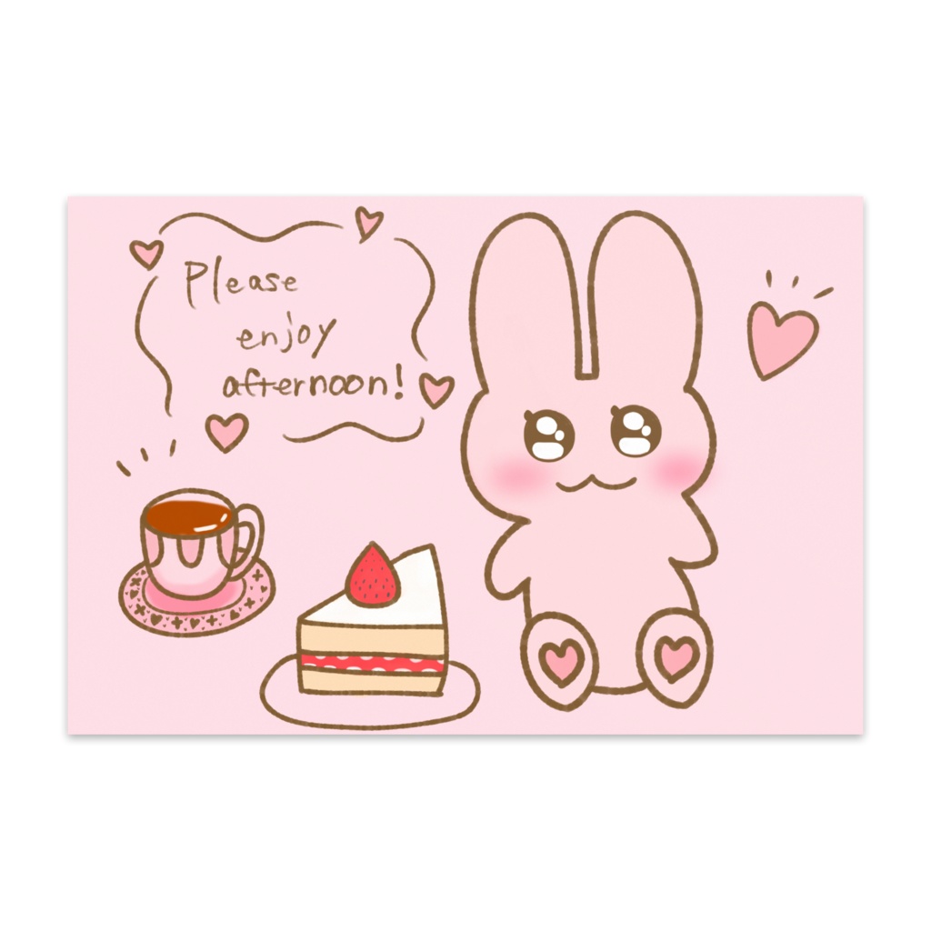 うさぎちゃんポストカード