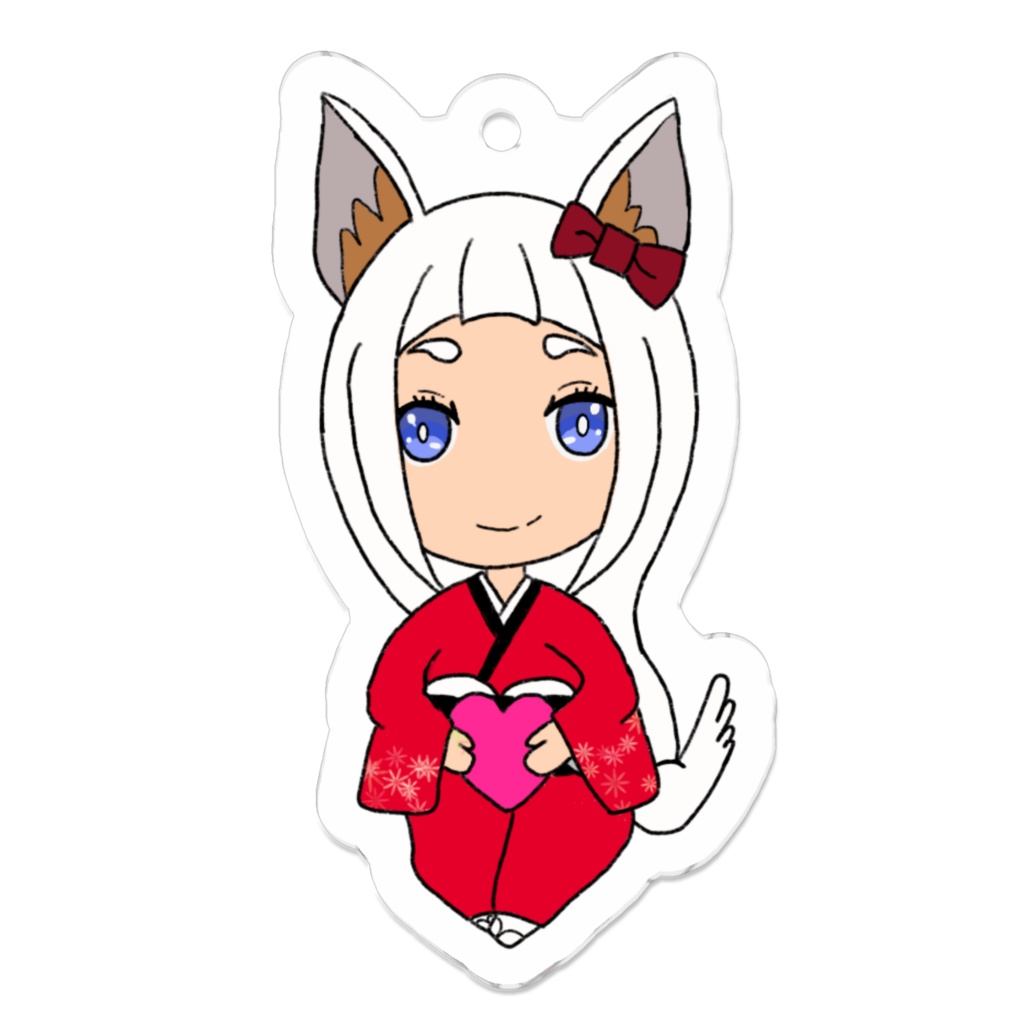 ケモ耳キャラアクリルキーホルダー
