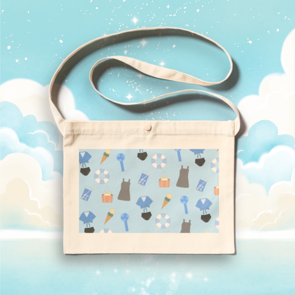 夏の装いサコッシュ