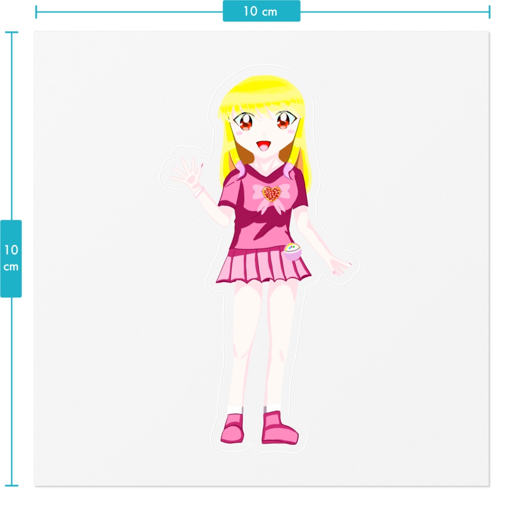 姫(スポーツウェア)ステッカー