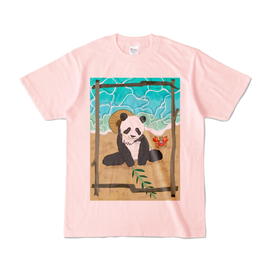 パンダ海に来た!(カラーTシャツ)