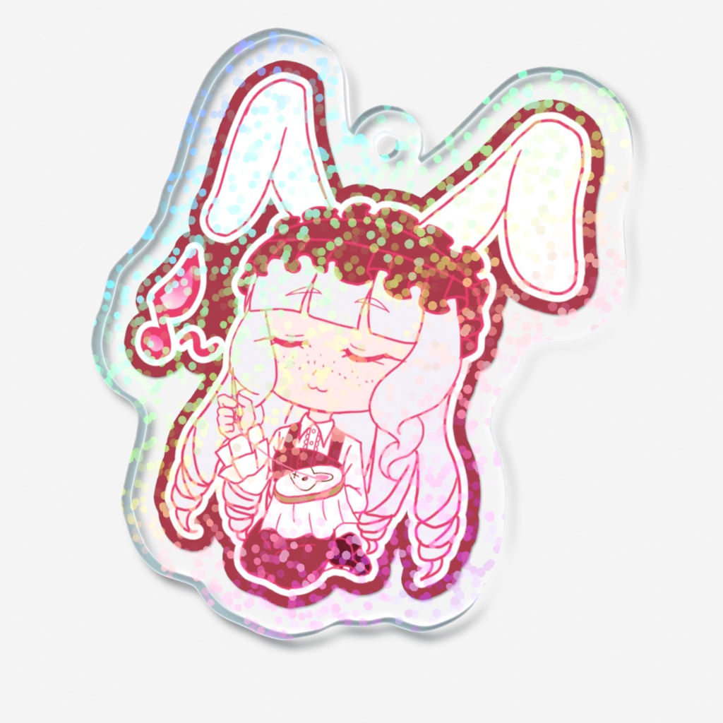 刺繡家ホログラムアクリルキーホルダー