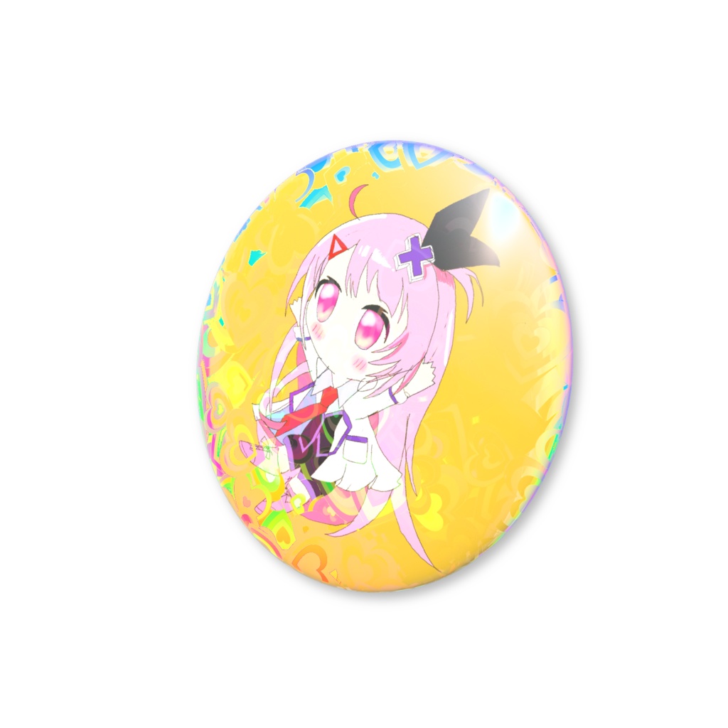 ホログラム缶バッジハルカちゃん