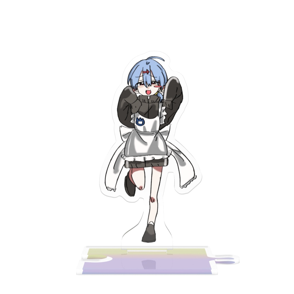 ジャージメイドの繋がるアクスタ