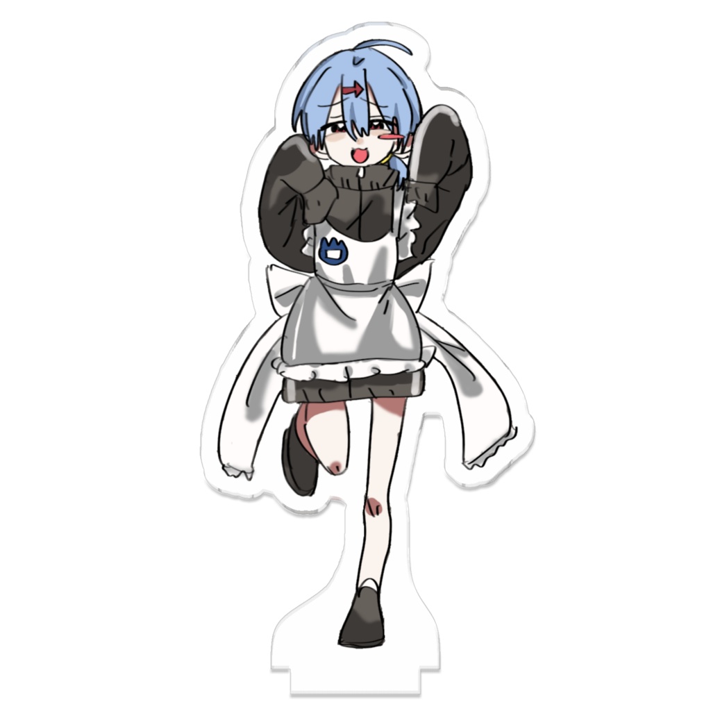 ジャージメイドの繋がるアクスタ