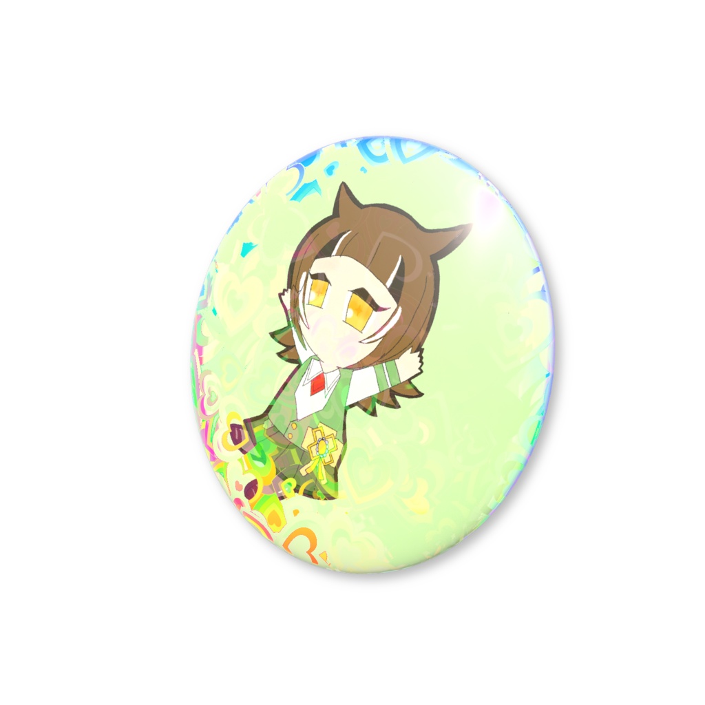 ホログラム缶バッジこゆるちゃん