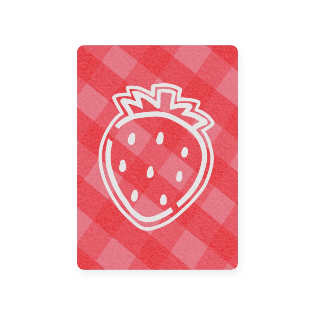 フルーツガールズのプラスチックカード