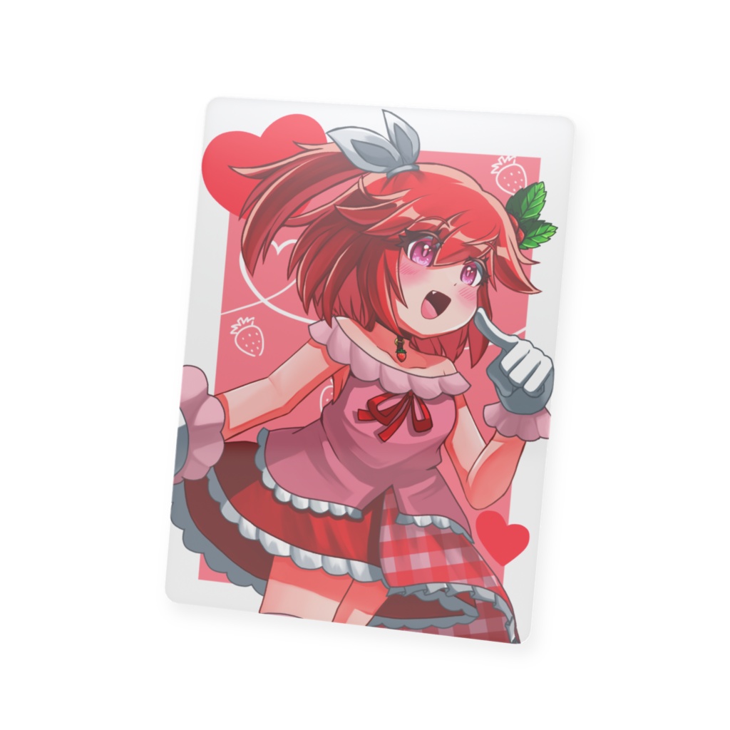 フルーツガールズのプラスチックカード