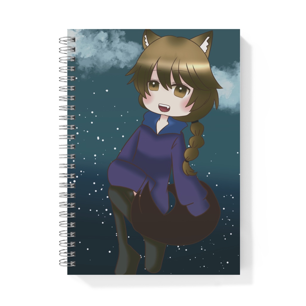 ケモ耳魔女っ子リングノート