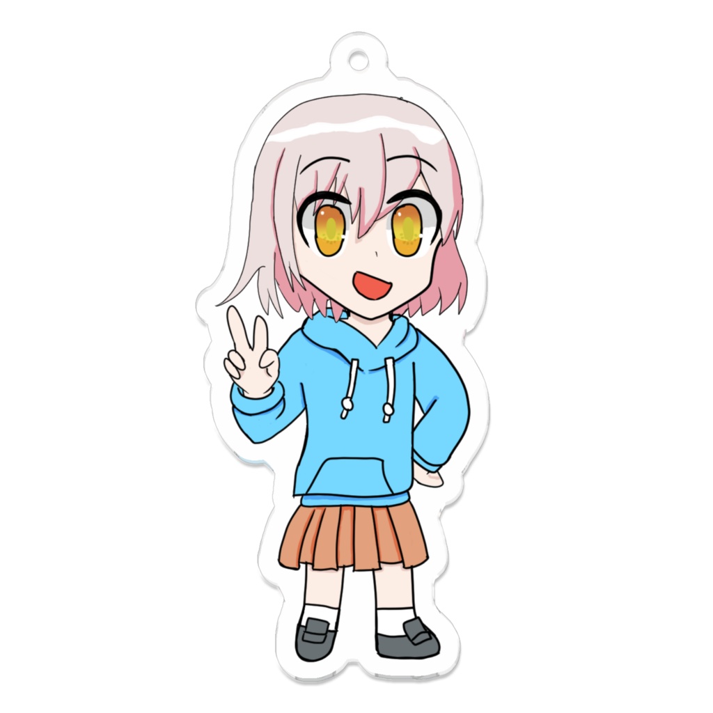 パーカー少女
