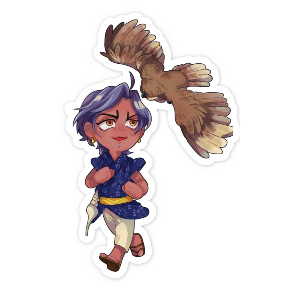 【琉☆パラ】本部おうとく ステッカー