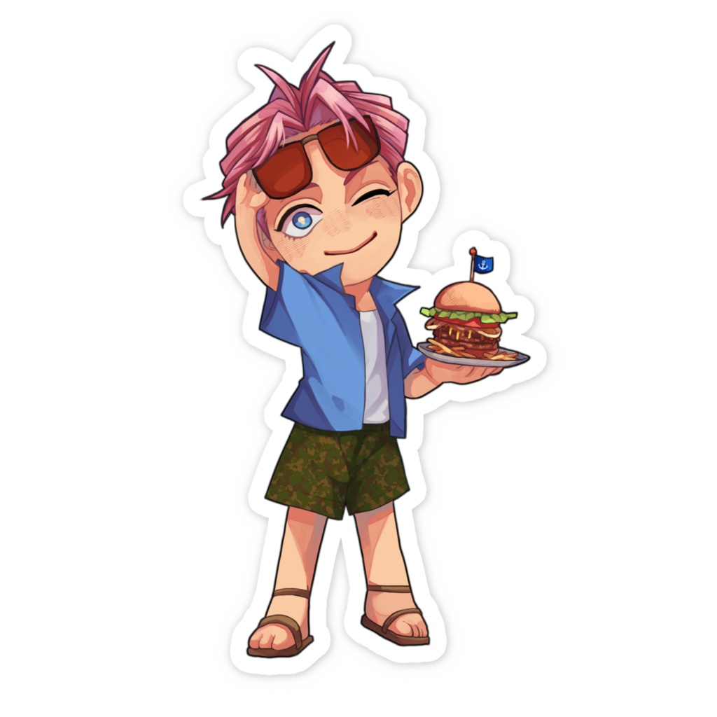 【琉☆パラ】美浜ハルト ステッカー