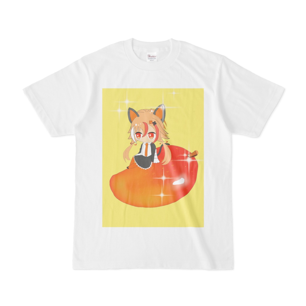 Tシャツマンゴーとメルトバターちゃんイラスト