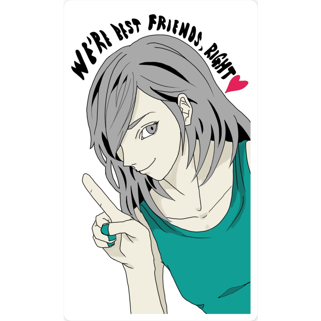 ズッ友だよ❤️スマホステッカー