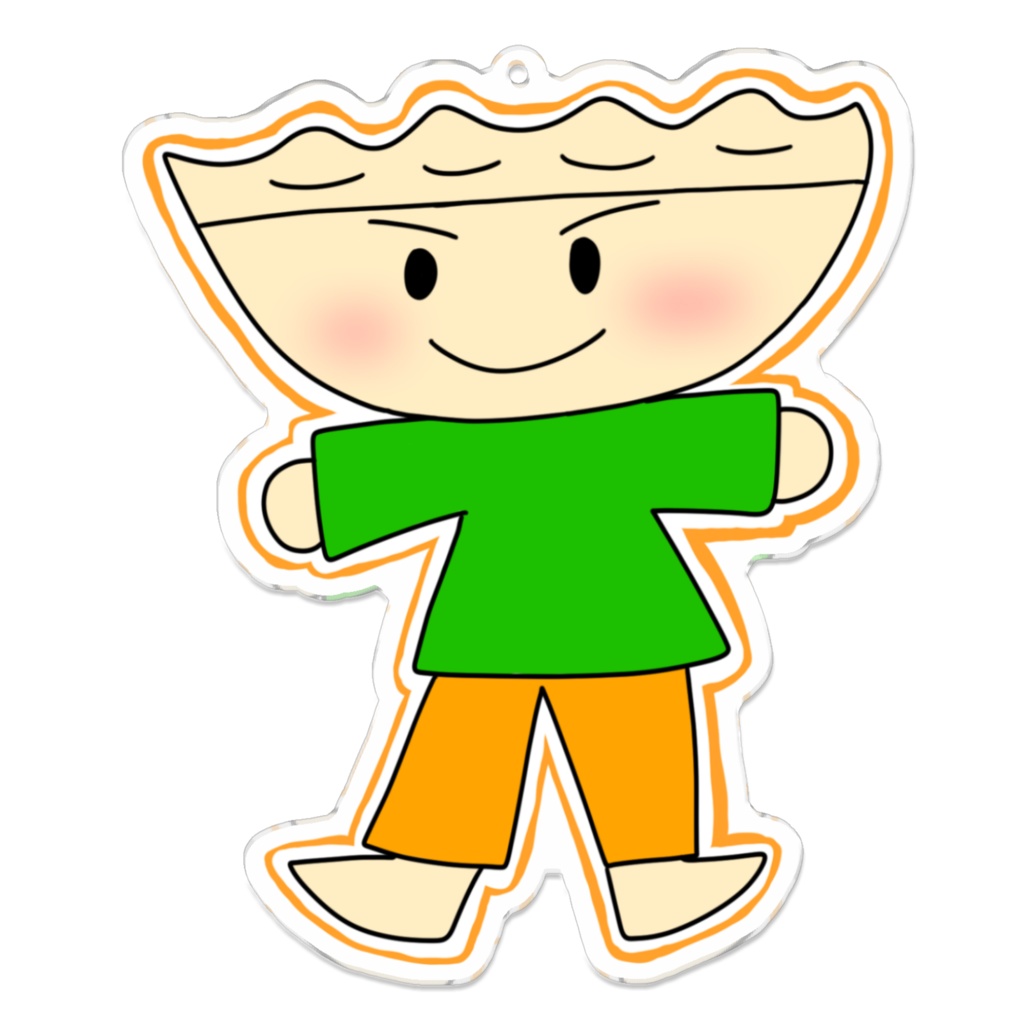 ギョーザマンのアクリルキーホルダー