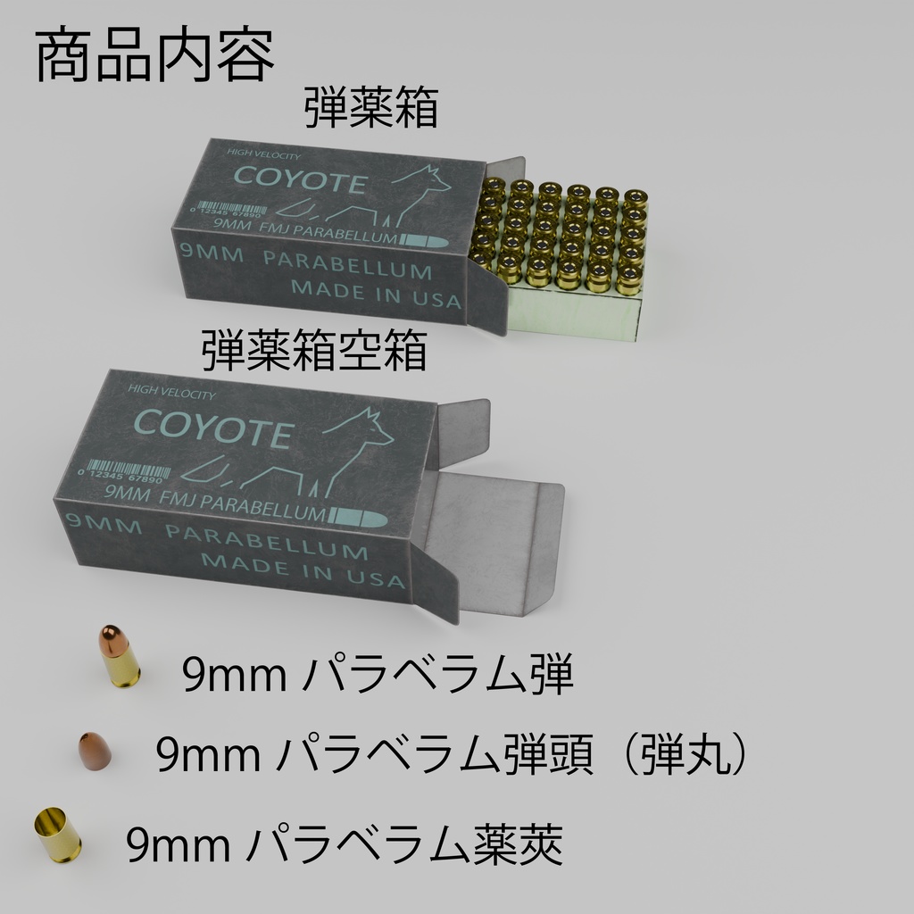 3DModel弾薬箱