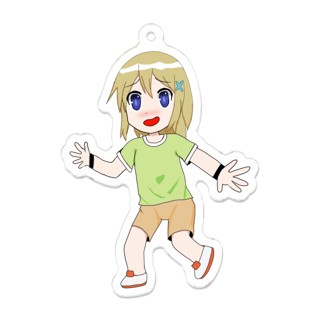 つままれ少女アクリルキーホルダー