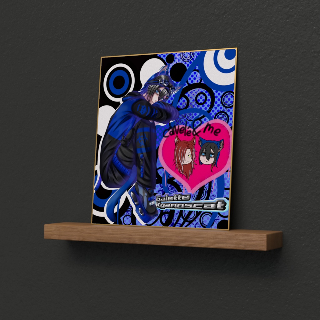 ガレット・キュアノスキャットY2K風色紙