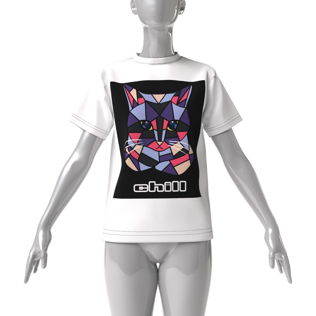 チルネコビッグシルエットTシャツ