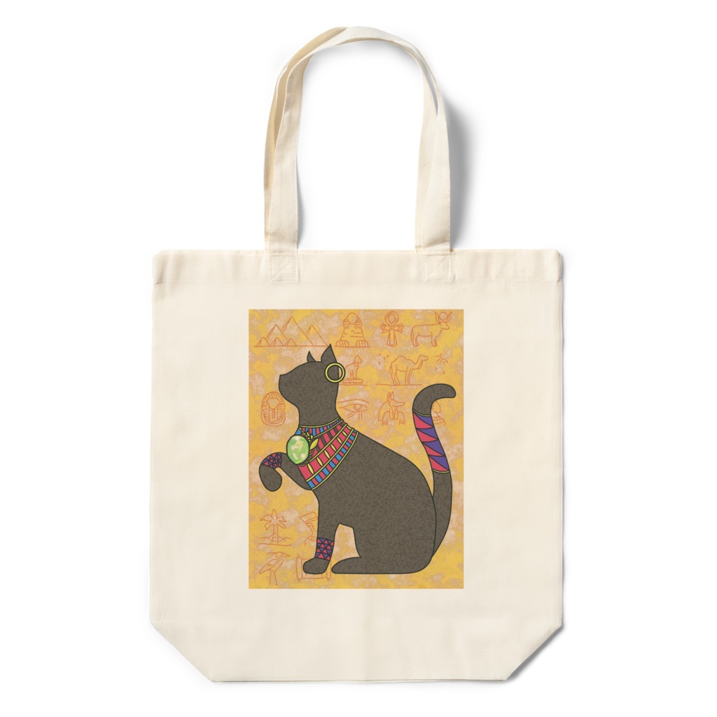 エジプト猫エコバッグ