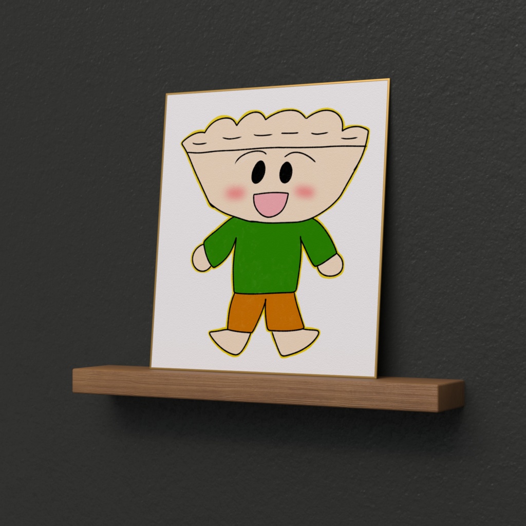 ギョーザマンの色紙