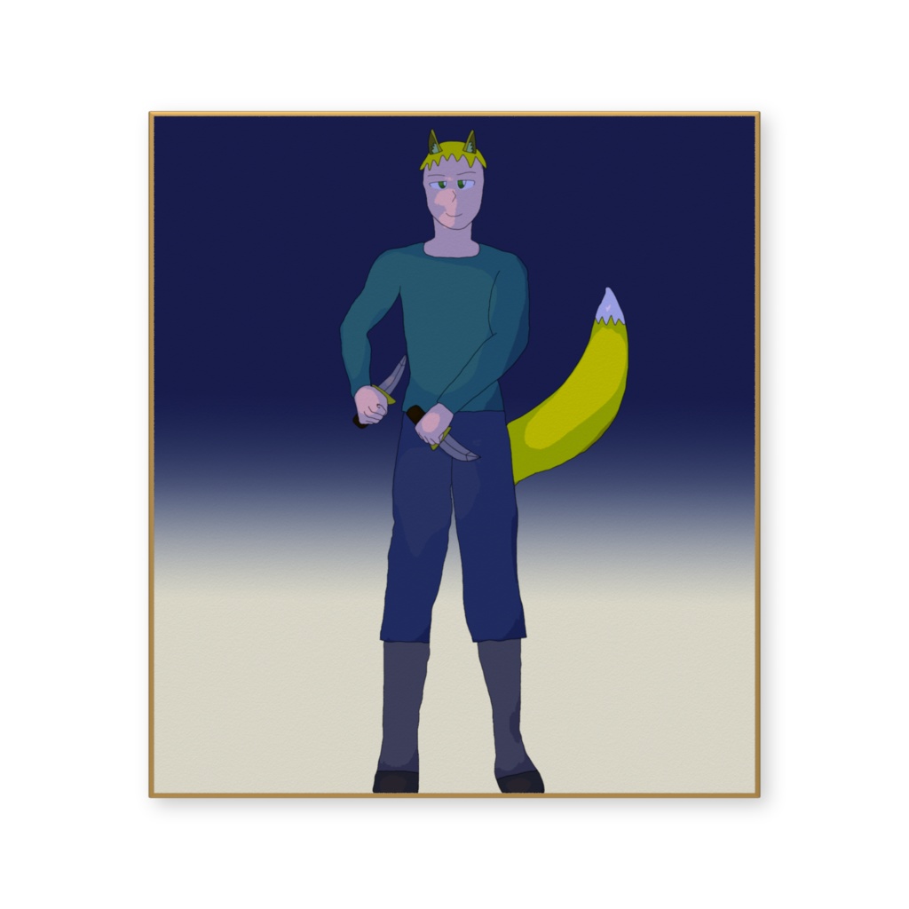 色紙、半狐族の盗賊