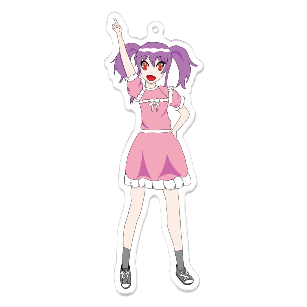 フリル少女アクリルキーホルダー
