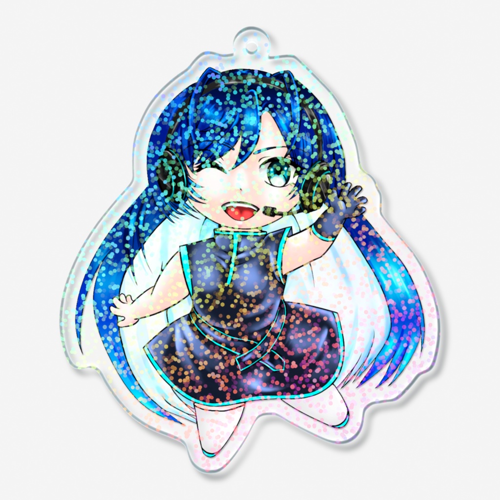 AOちゃんとLiLiAちゃんキーホルダー