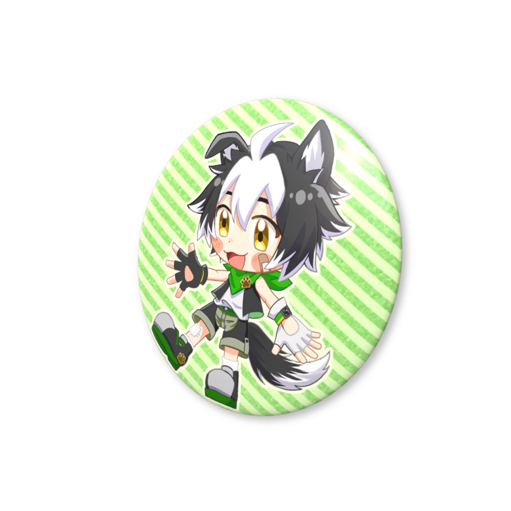 ボーダーコリーくん缶バッジ