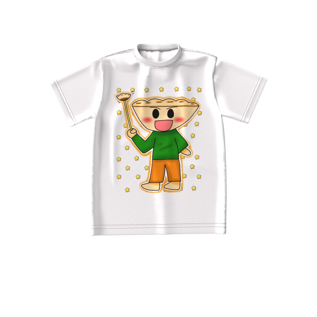 ギョーザマンのビッグシルエットTシャツ