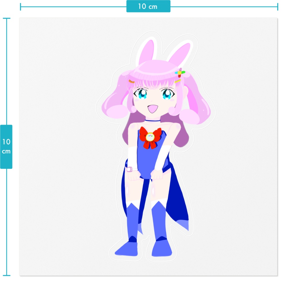 花野咲バニーガールステッカー