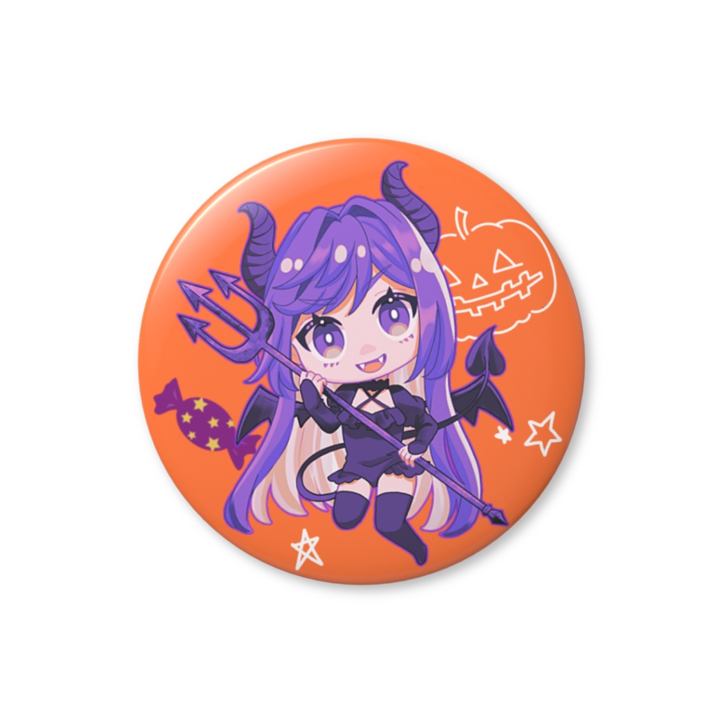 ハロウィン缶バッジ